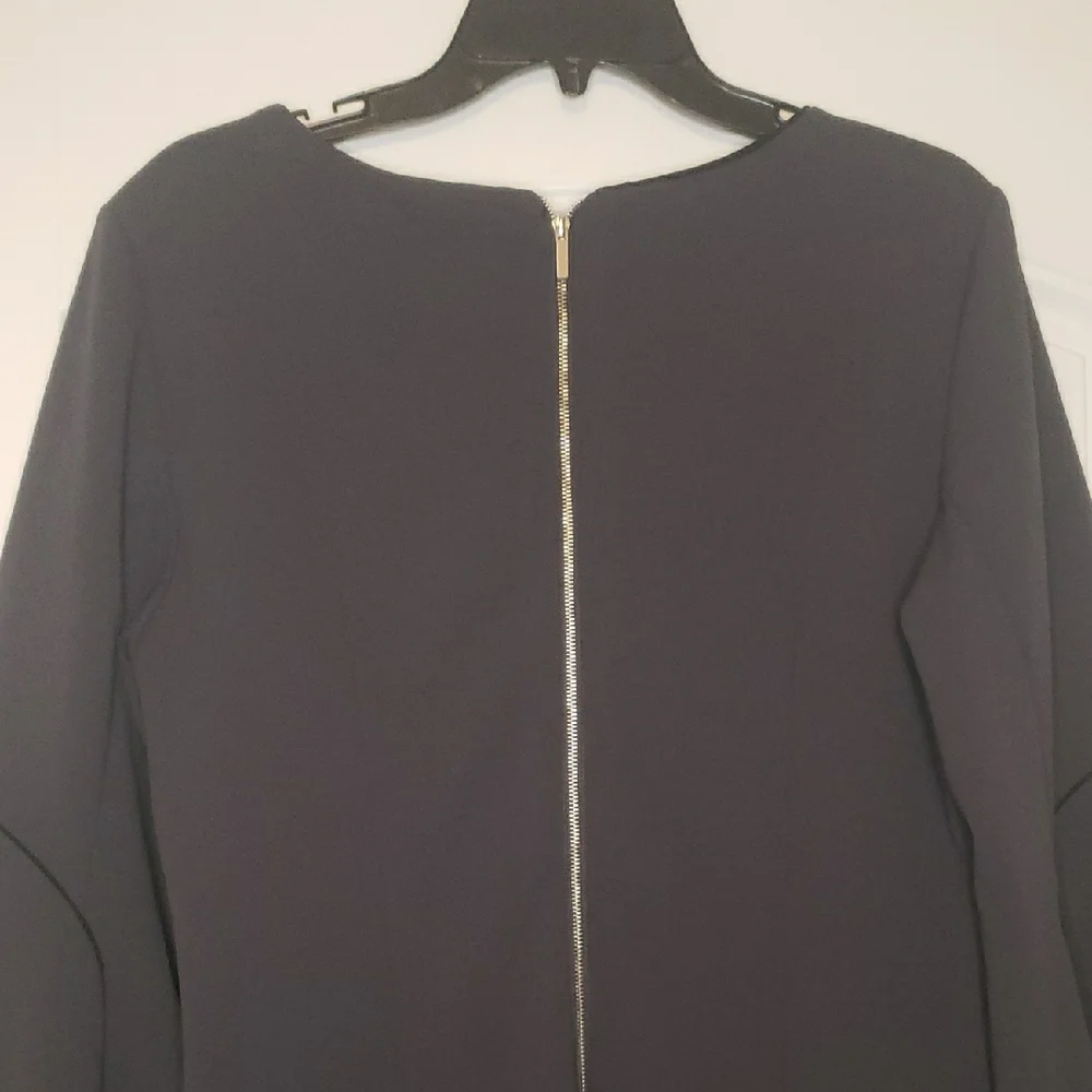 Elegant Gray Women's Dress - Picture 8 of 10